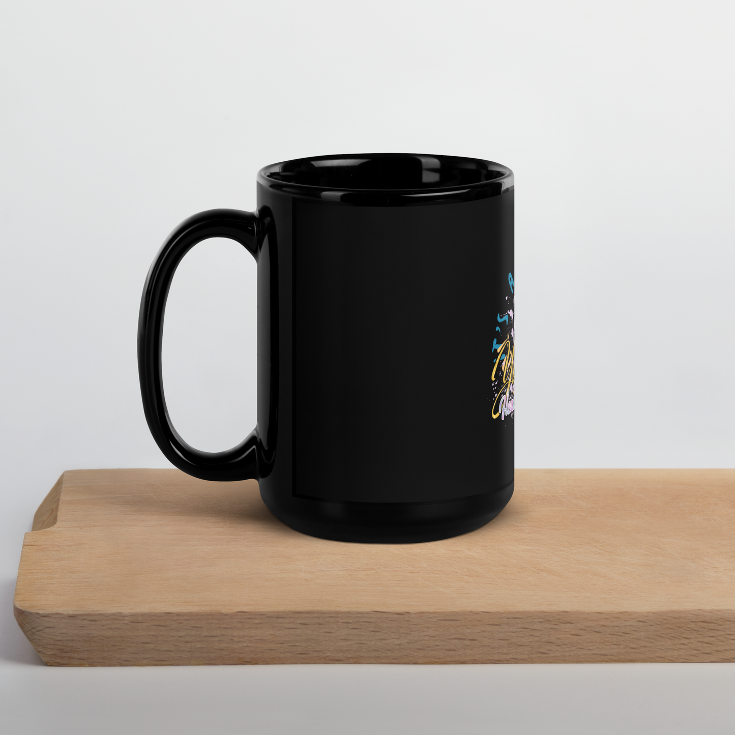 Yummy Glossy Black Mug